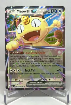 Meowth EX 62/88 : Double Rare - Perfect Order Pokemon TCG English NM🔥🔥 - Image 1