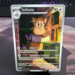 Pokemon TCG: Perfect Order Raticate #99/88 Illustration Rare Holo NM - Image 1