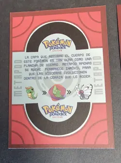 METAPOD - POKEMON TCG POKEDEX EDITION FOIL CARD - Image 2