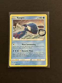 036/159 Kyogre Pokemon Promo Cosmos Holo Crown Zenith SWIRL E - Image 1