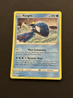 036/159 Kyogre Pokemon Promo Cosmos Holo Crown Zenith SWIRL E - Image 3