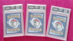 Pokemon TCG Bulbasaur Charmander Squirtle All PSA 9 Mint - Image 2