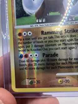 Pokemon TCG | Mamoswine 21/100 | Reverse Holo Rare | Stormfront LP - Image 5