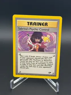 Sabrina’s Psychic Control LP 121/132 - Gym Challenge 🏝 Pokemon WOTC 2000 (B) - Image 1