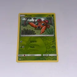 PARAS - 4 - 68 - C - HIDDEN FATES - POKEMON - - REVERSE HOLO - NM/M - Image 1