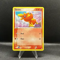 Torchic 83/110 ex Holon Phantoms Reverse Holo Stamped Vintage Pokemon - Image 1
