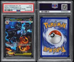 Pokemon 2025 Mega Charizard X ex 125/094 SIR Phantasmal Flames GEM MINT PSA 10 - Image 3