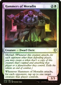 NM Foil Hammers of Moradin, MTG, Baldur's Gate, Magic the Gathering, 25 - Image 1