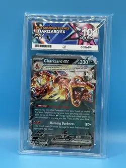 ACE 10 Charizard EX 125/197 2023 Obsidian Flames Pokemon TCG (NOT PSA) - Image 1