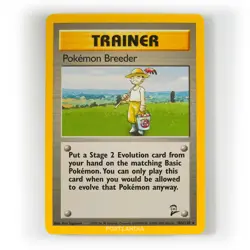 Pokemon - Pokemon Breeder - Non Holo - 105/130 - Base Set 2 - Rare Card - Image 1