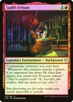 NM Foil Guild Artisan, MTG, Baldur's Gate, Magic the Gathering, 179 - Image 1