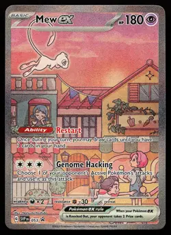 Mew ex 053 Holo Scarlet & Violet 151 Promo Pokemon Card - Image 1
