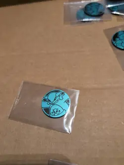 Pokemon Light Blue Kangaskhan Mini Coin From 151 Chinese - Image 1