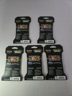 Pokemon TCG Perfect Order Art Set of 4 Sleeved booster packs Plus Bonus Bits. - Image 5