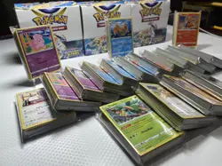 Pokemon Brilliant Stars X50 Cards Bulk Starter Set Bundle - Fresh Pulled! - C/UC - Image 2