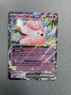 Lillie's Clefairy EX 56/159 Double Rare Holo Journey Together Pokemon TCG MINT M - Image 1