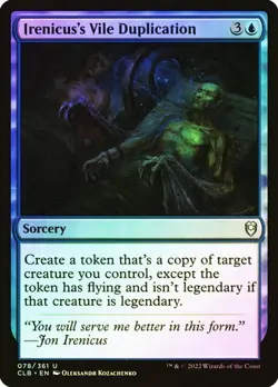 NM Foil Irenicus's Vile Duplication, MTG, Baldur's Gate, Magic the Gathering, 78 - Image 1
