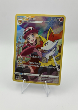 Braixen Full Art, Pokemon Near Mint, Silver Tempest, Ultra Rare, TG01/TG30 - Image 1