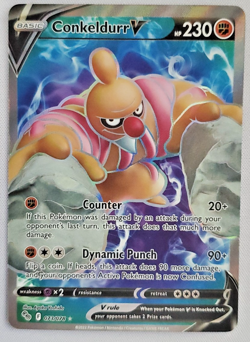 Conkeldurr V (Full Art) 073/078 Pokemon GO Ultra Rare Holo | Near Mint - Image 1