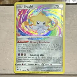 Pokemon Jirachi Amazing Rare Holo 119/185 Swsh04 Vivid Voltage 70 HP - Image 1
