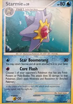 Starmie 71/146 UC Legends Awakened Pokemon LP - Image 1