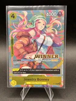 Jewelry Bonney (Heroines Battle Winner Pack) P-113 One Piece Promotion Cards... - Image 1
