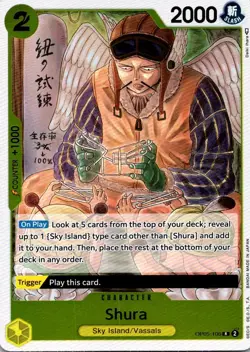 Shura OP05-106 Rare Awakening of the New Era One Piece Foil NM - Image 1