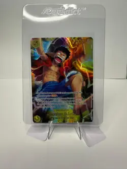 Monkey.D.Luffy OP15-119 Secret Rare Adventure on Kami's Island One Piece Foil NM - Image 1