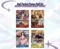 one Piece Card Game CN New Year Promo Full Set | Luffy Hancock Sanji Zoro - Image 3