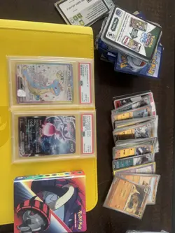 Pokemon collection straight from packs to binder and sleeves + Bulk & code cards - Image 1