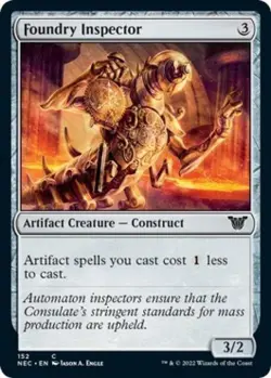 Foundry Inspector - Near Mint MTG Commander: Kamigawa: Neon Dynasty - Image 1