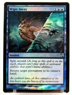 MTG Time Spiral Wipe Away Foil 1x Near Mint - Image 1