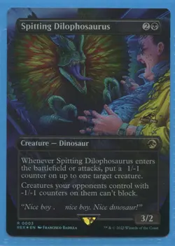 MTG: Jurassic World Collection: Spitting Dilophosaurus: FOIL - Image 1