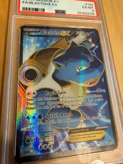 Blastoise EX, XY 142/146, POKEMON 2014, Ultra Rare, XY142, Full Art PSA 6 - Image 5