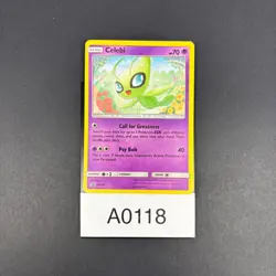 Pokemon TCG Celebi SM224 Black Star Promo Cosmos Holo Sun & Moon - Image 3