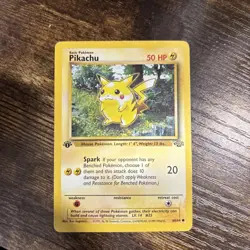 Pokemon - Pikachu Red Cheeks - 60/64 - WOTC Jungle - 1st Edition - Common MP - Image 1