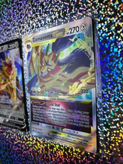 Pokemon TCG Crown Zenith: 099/159 Zamazenta VSTAR; Promo SWSH019 Zamazenta V - Image 3