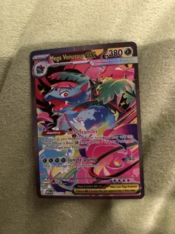 Pokemon TCG Mega Venusaur EX Card 177/132 English - Image 1