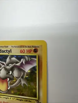 Aerodactyl 1/62 Fossil Holo 1st Edition Vintage Pokemon Card - Image 4