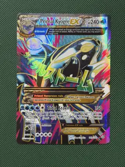 Pokemon TCG Primal Kyogre EX Full Art Holo 149/160 XY Primal Clash - Image 1