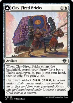 Clay-Fired Bricks - Near Mint MTG The Lost Caverns of Ixalan - Image 1