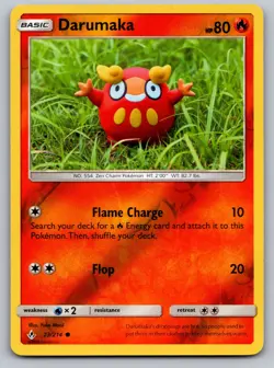 Darumaka 23/214 Common Unbroken Bonds Pokemon Reverse Holo LP - Image 1
