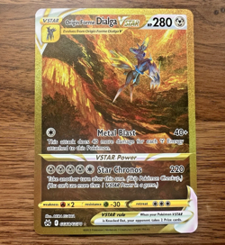 Pokemon Origin Forme Dialga VSTAR #GG68 Crown Zenith Lightly Played - Image 1