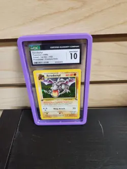 Aerodactyl Pokemon Fossil 1st Edition Prerelease #1/62 Graded CGC 10 - Image 2