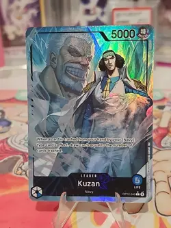 One Piece Kuzan OP12-040 Leader Alt Art Legacy Of The Master English - Image 2