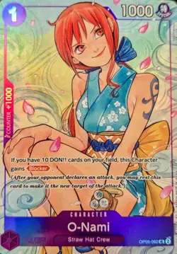 O-Nami OP05-062 Full Art Illustration Box Promo One Piece Card English - Image 1