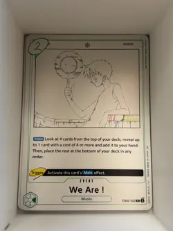 EB02-020 We Are! English R One Piece TCG Card Game - Image 1