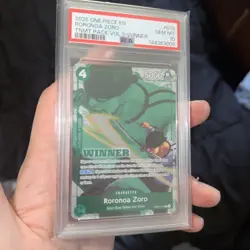 PSA 10 Roronoa Zoro EB02-019 One Piece English Promo Winner Pack 2025 Vol.3 - Image 1
