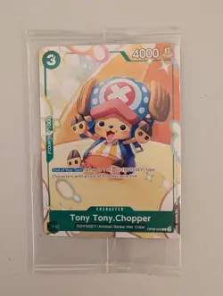 One Piece TCG Tony Tony Chopper OP09-029 Alternative Art Promo Card Sealed - Image 1