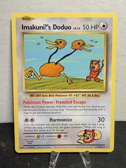 Pokemon Evolutions Imakuni's Doduo TCG Card 112/108 2016 Rare Regular - Image 1